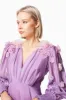 Nectar 3D Rosette Maxi Dress In Purple sold by Elliatt