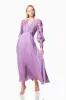 Nectar 3D Rosette Maxi Dress In Purple sold by Elliatt