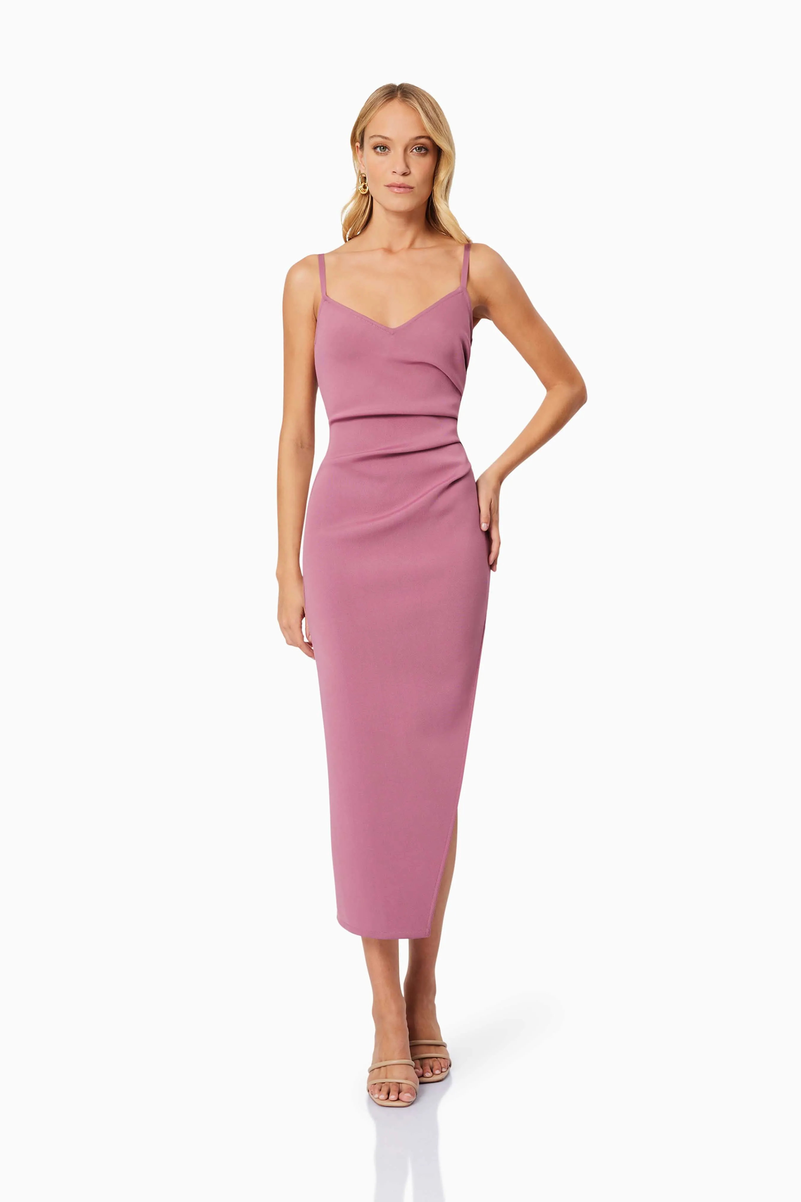 Vera Fitted Maxi Dress In Pink sold by Elliatt product image thumbnail 5