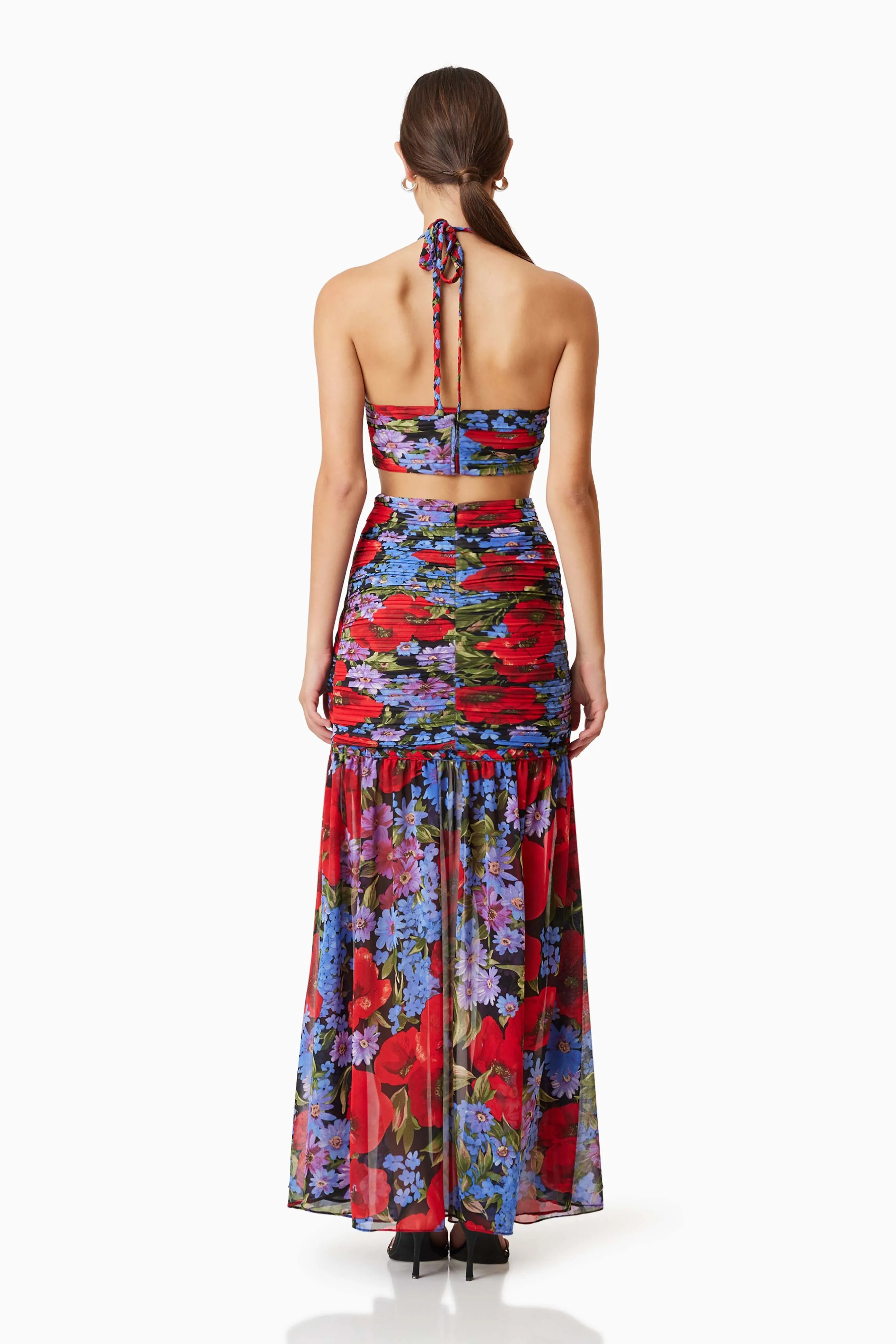 Thea Cocktail Maxi Dress In Red sold by Elliatt product image thumbnail 4