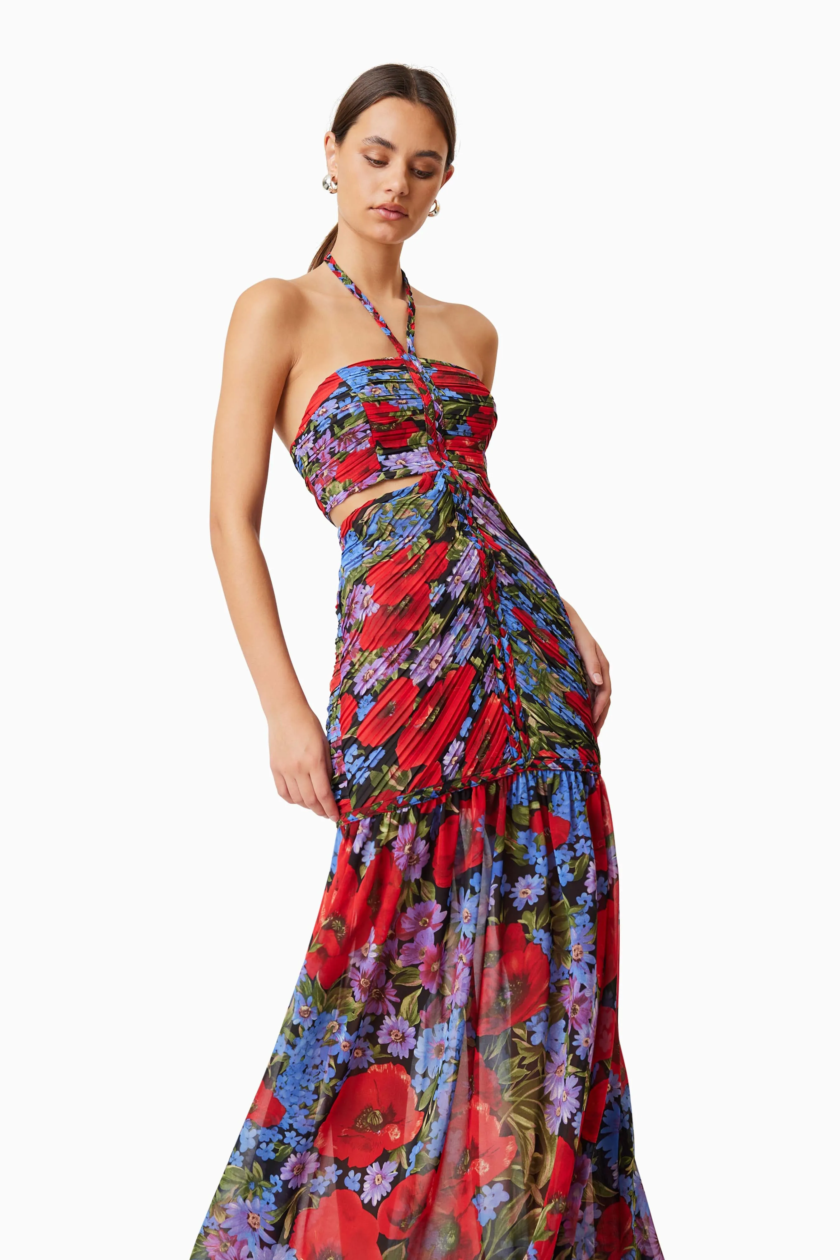 Thea Cocktail Maxi Dress In Red sold by Elliatt product image thumbnail 5