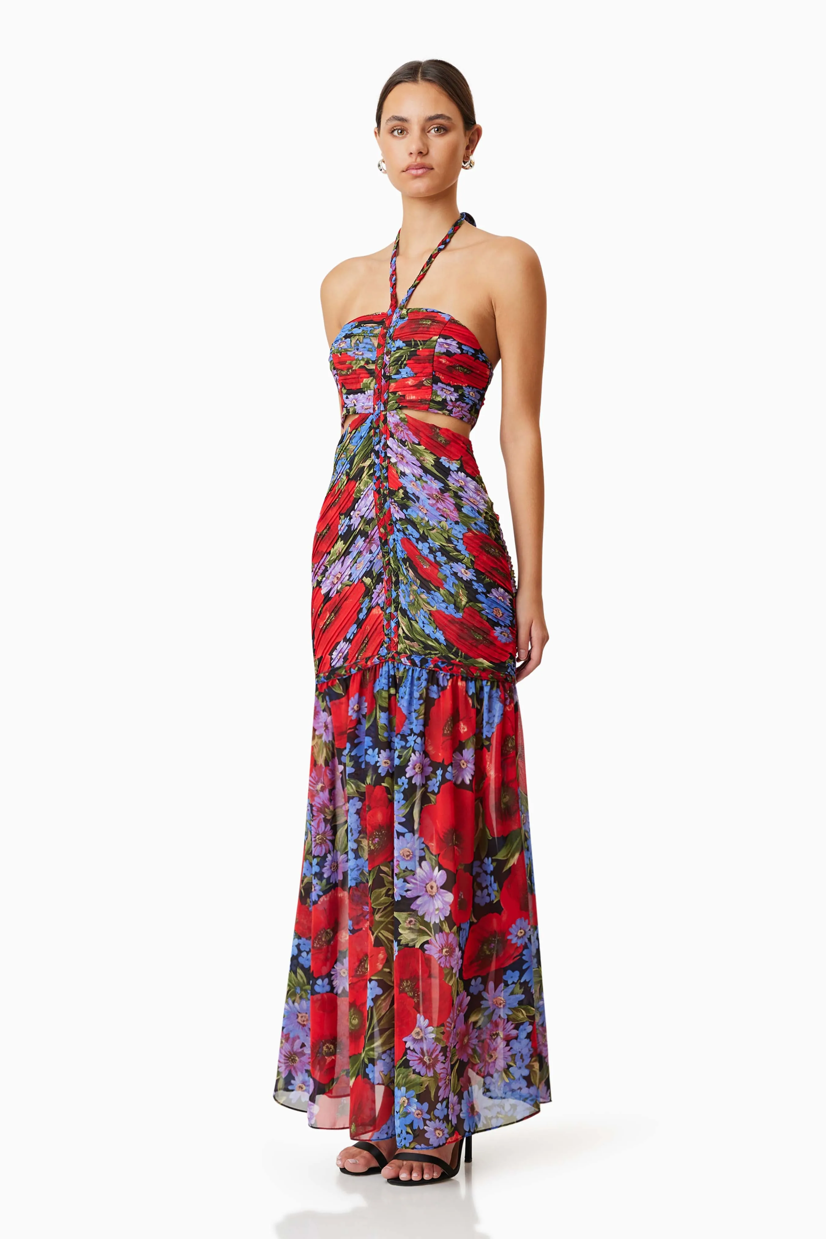 Thea Cocktail Maxi Dress In Red sold by Elliatt product image thumbnail 2