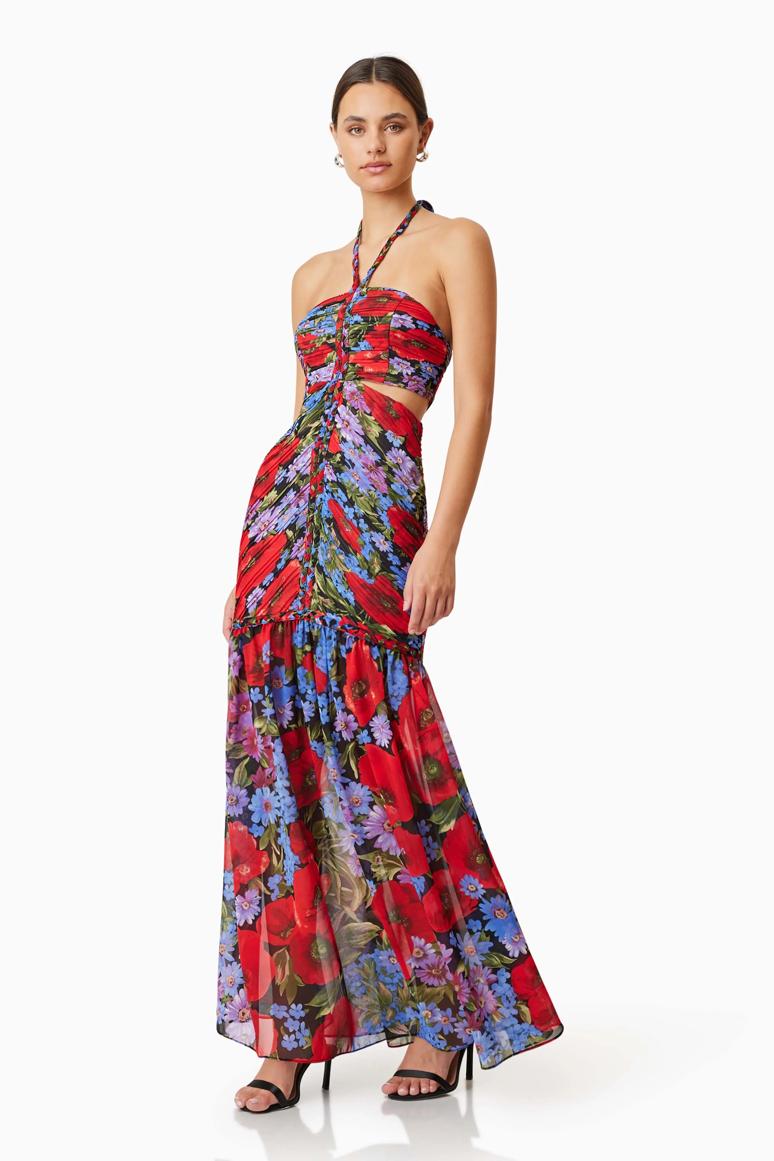 Thea Cocktail Maxi Dress In Red sold by Elliatt product image thumbnail 3