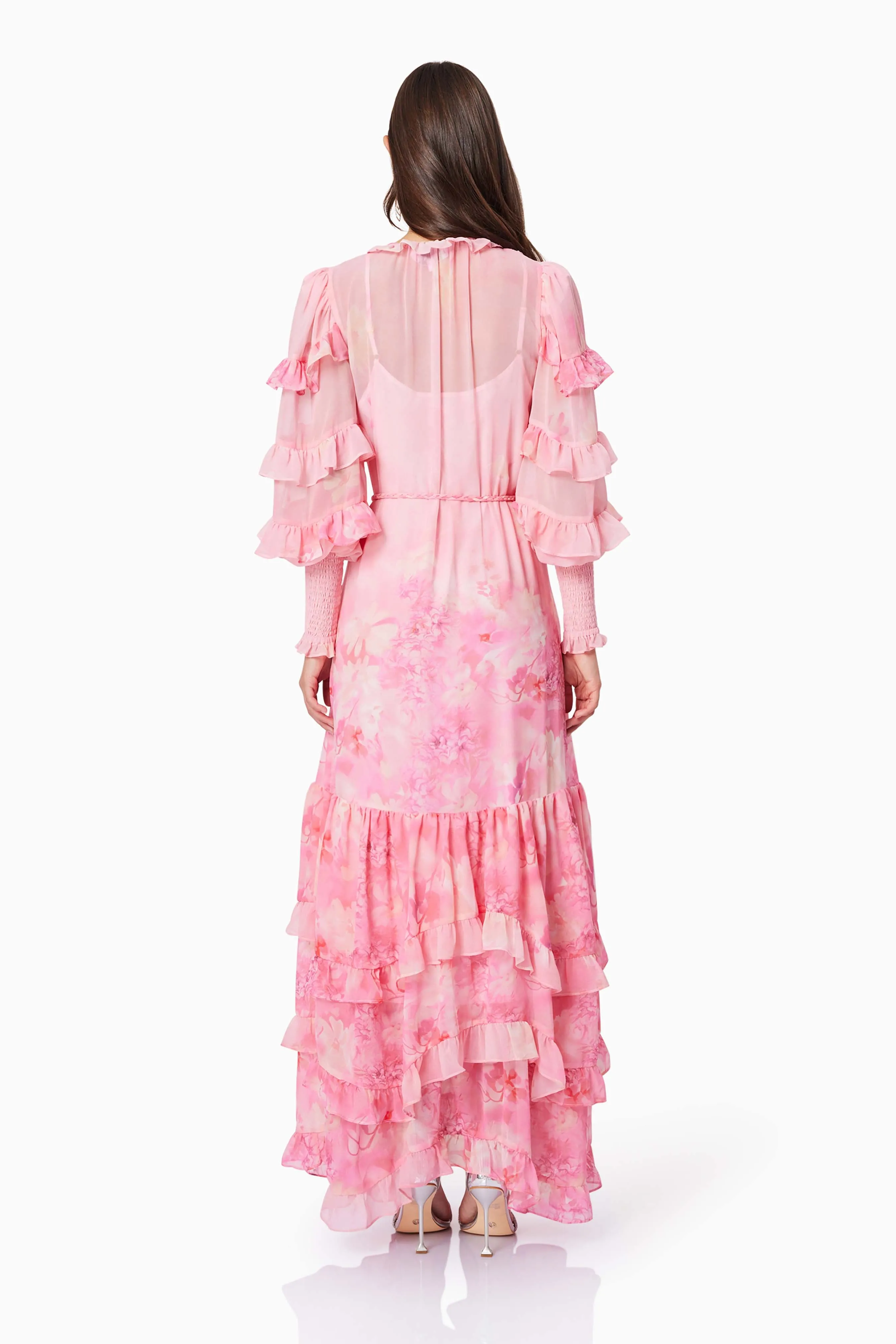 Ivy Printed Maxi Dress in Pink sold by Elliatt product image thumbnail 5