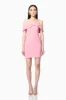 Carnival Off The Shoulder Mini Dress In Pink sold by Elliatt