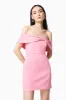 Carnival Off The Shoulder Mini Dress In Pink sold by Elliatt