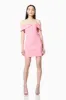 Carnival Off The Shoulder Mini Dress In Pink sold by Elliatt