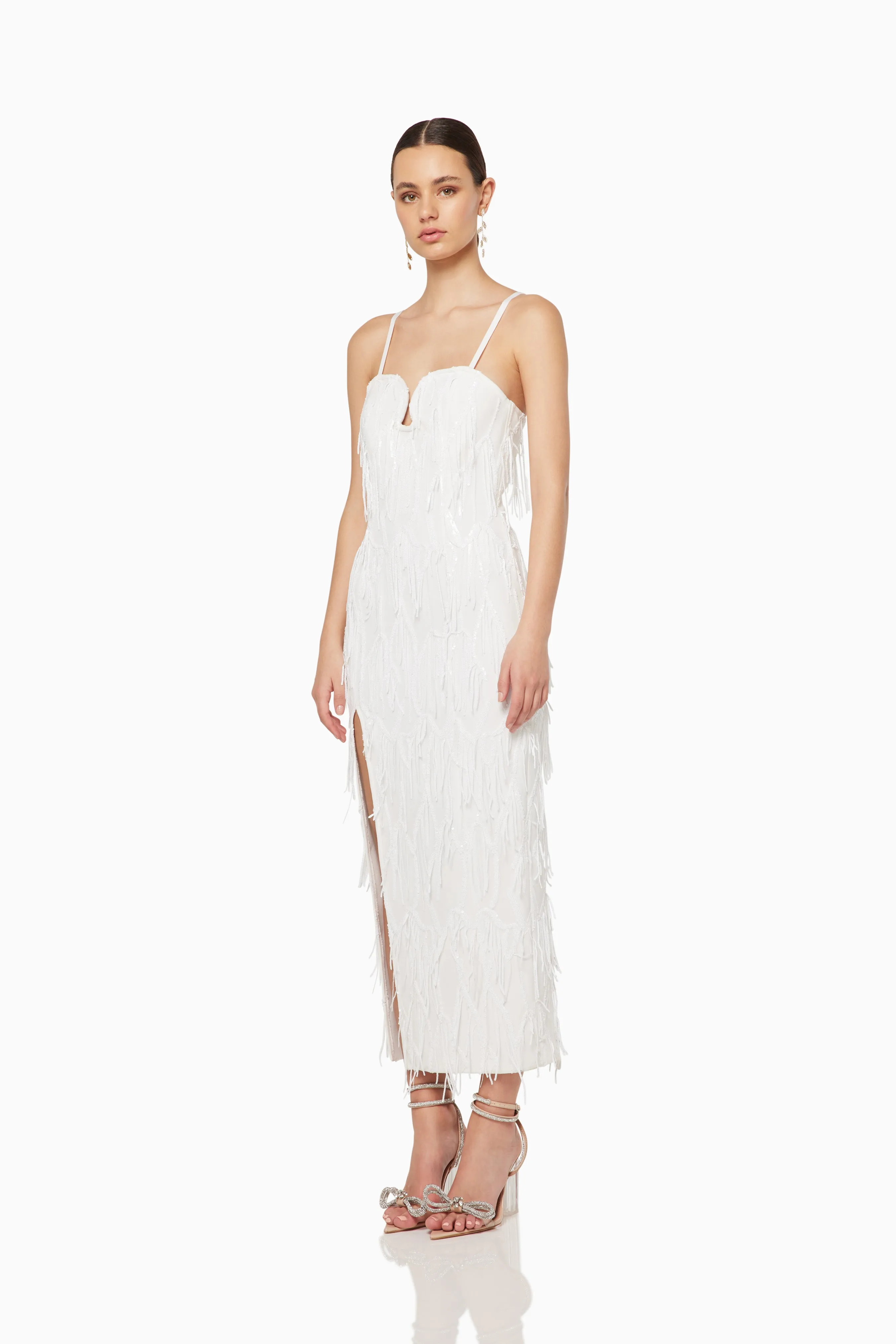 Judith Sweetheart Maxi Dress in White sold by Elliatt product image thumbnail 2