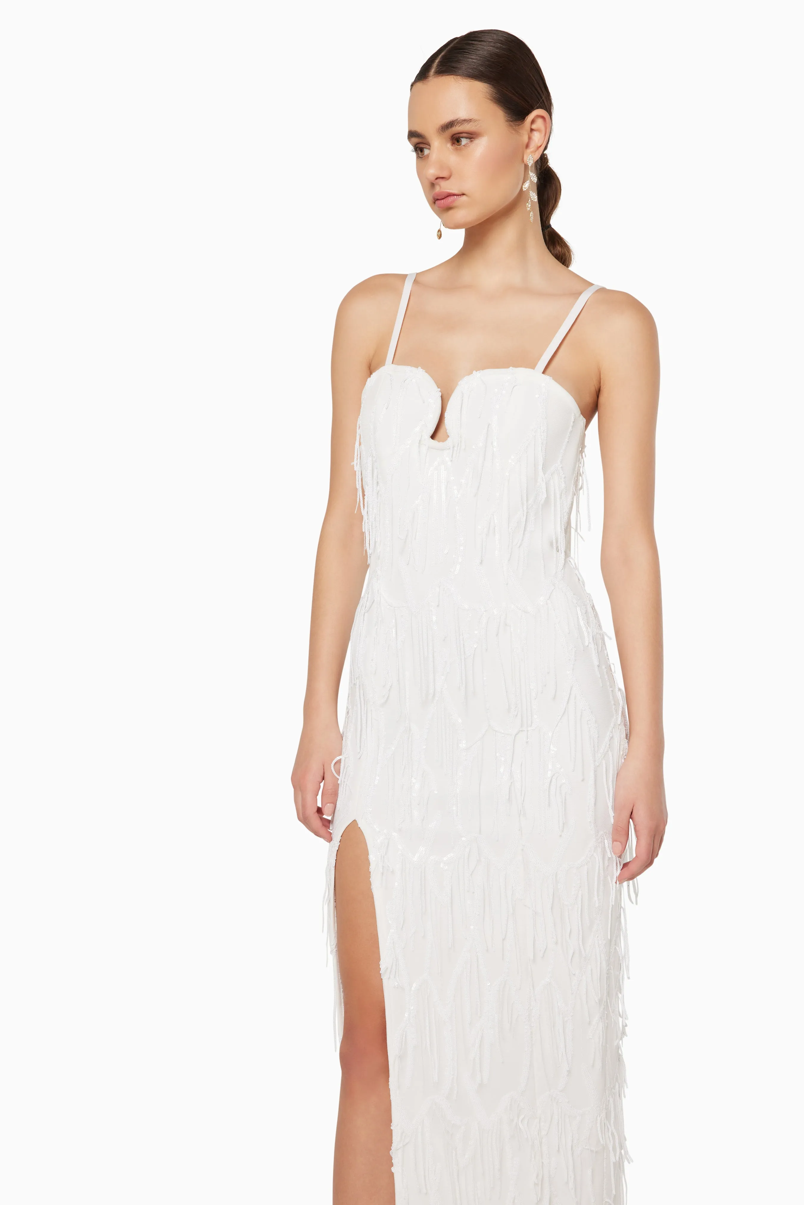 Judith Sweetheart Maxi Dress in White sold by Elliatt product image thumbnail 3