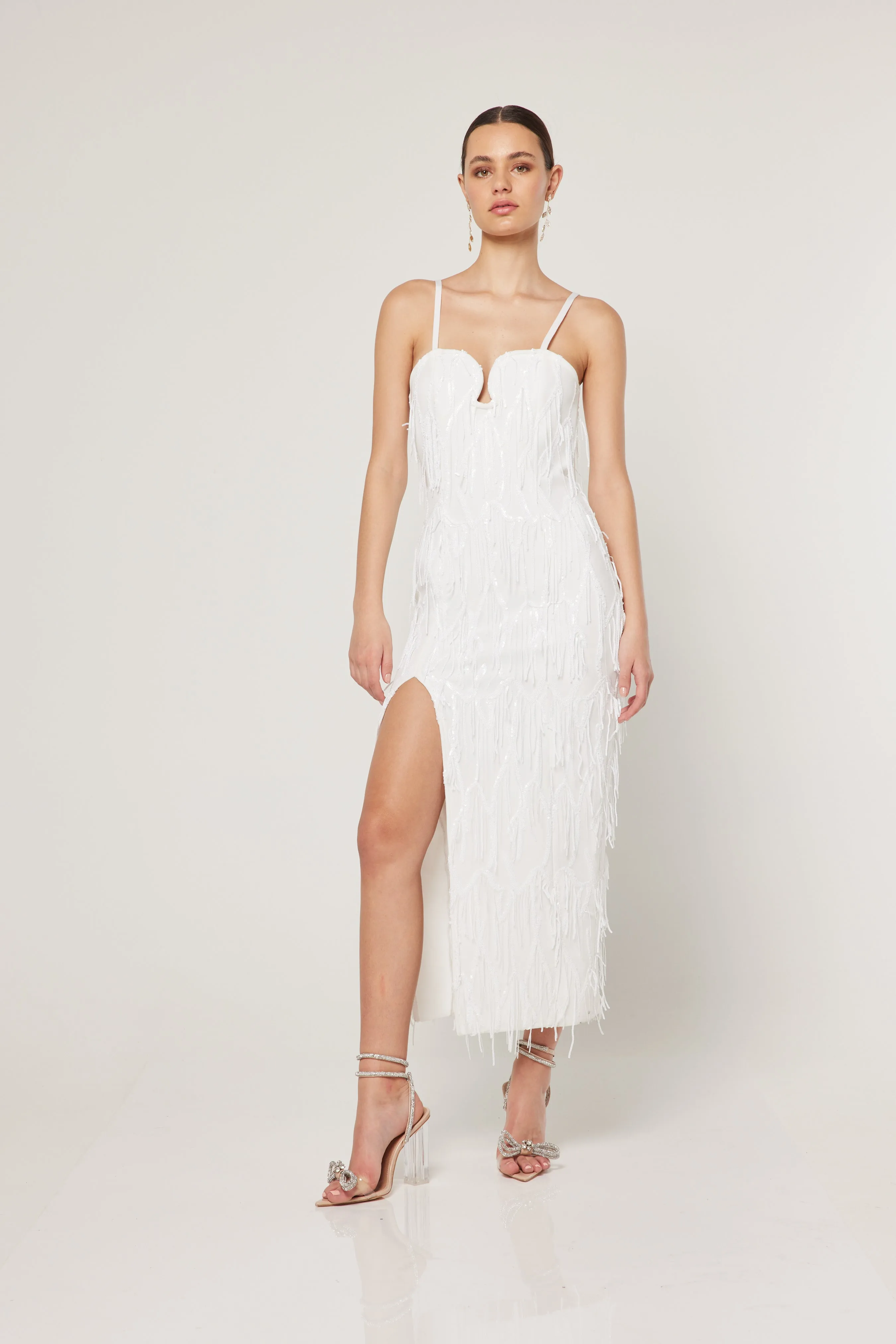 Judith Sweetheart Maxi Dress in White sold by Elliatt product image thumbnail 4