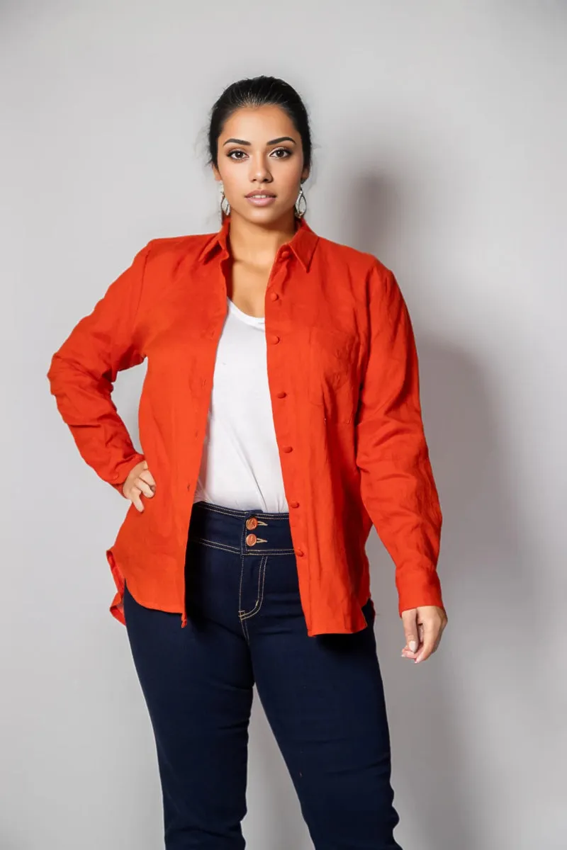 Positano Linen Shirt Tuscany - Clearance Sale sold by Embody Denim