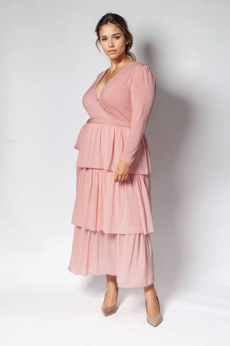 Olivia Dress Pink sold by Embody Denim product image thumbnail 4