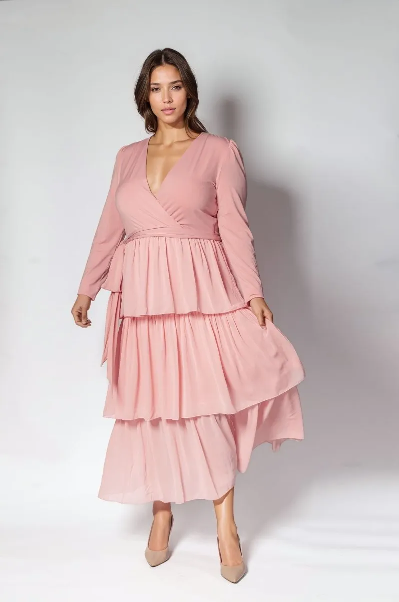 Olivia Dress Pink sold by Embody Denim