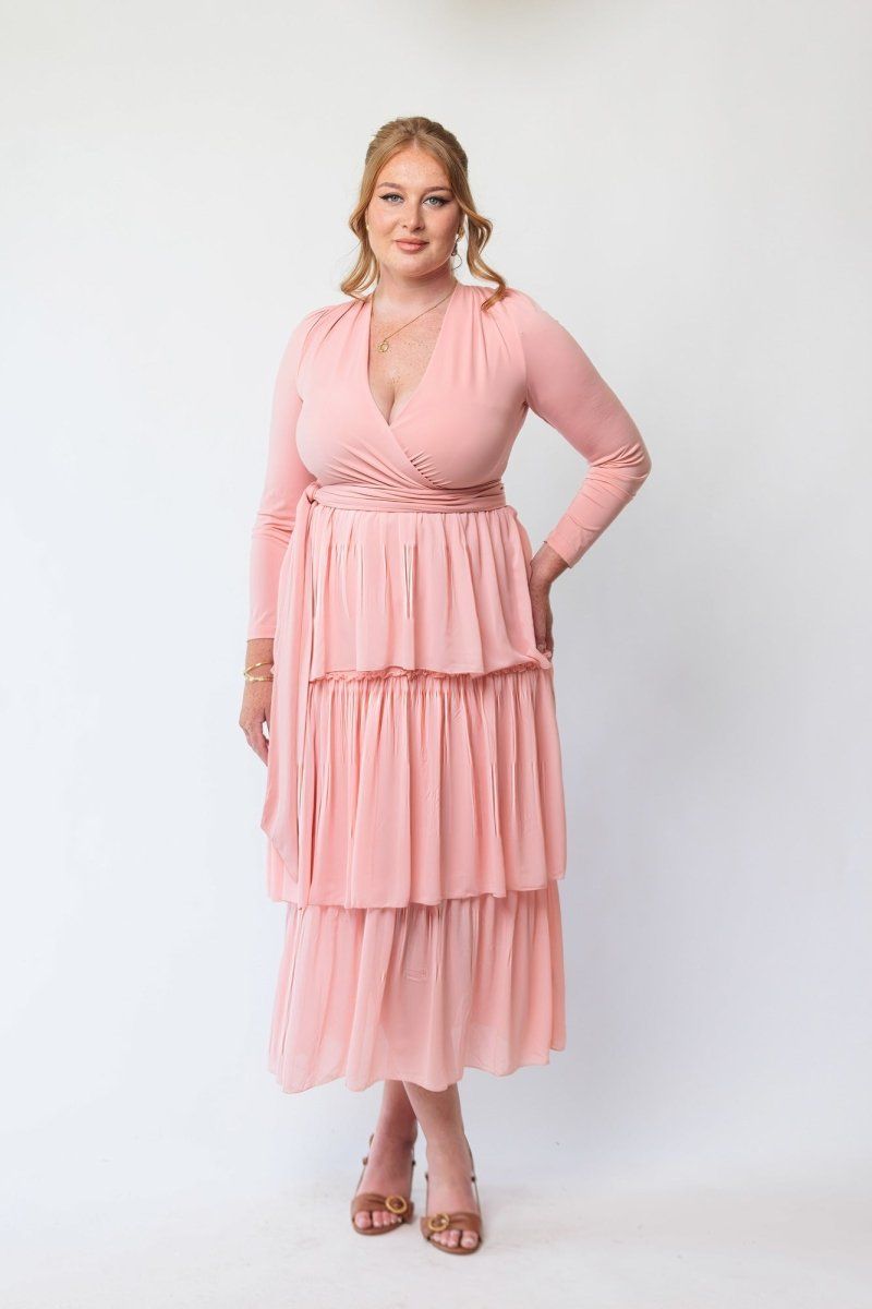 Olivia Dress Pink sold by Embody Denim product image thumbnail 3
