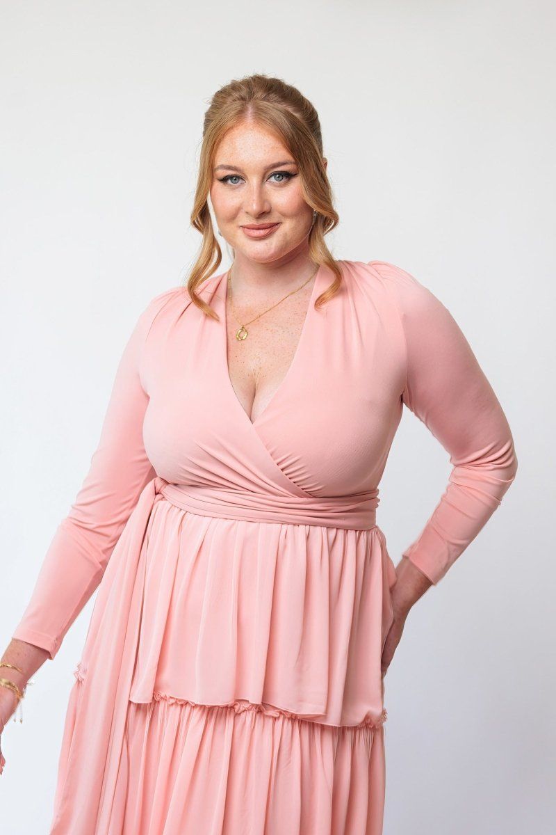 Olivia Dress Pink sold by Embody Denim product image thumbnail 4