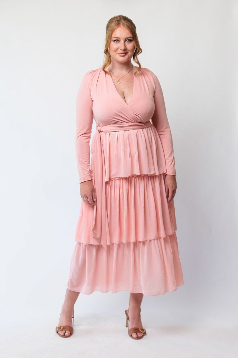 Olivia Dress Pink sold by Embody Denim