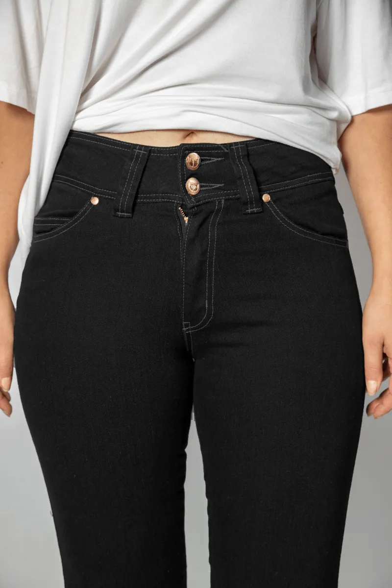 Fever Black Bootcut Jean sold by Embody Denim product image thumbnail 3