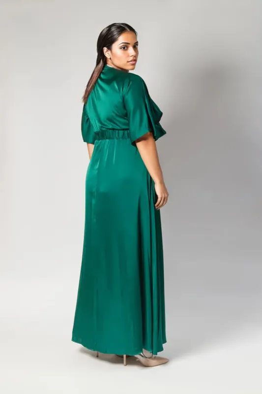 Angelika Dress Emerald sold by Embody Denim