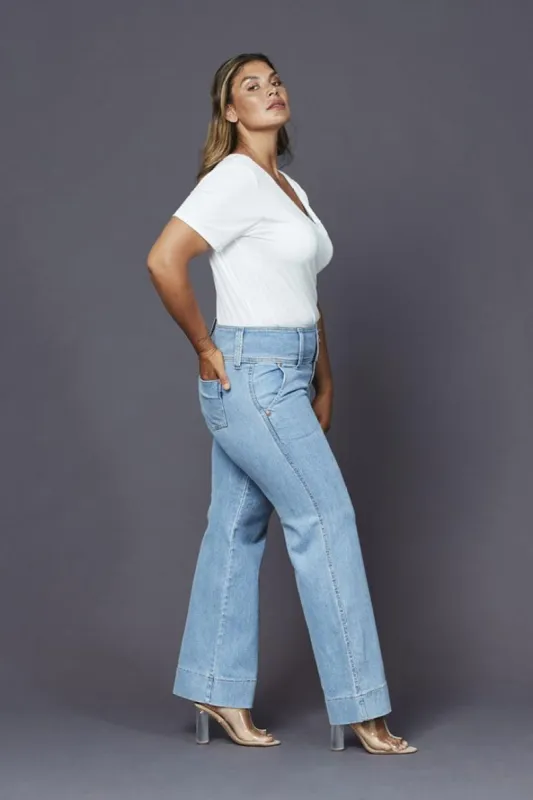 Bella Baby Blue Jean made by Embody Denim