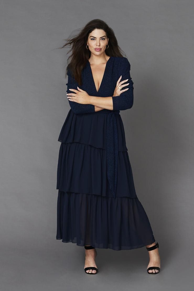Olivia Dress Midnight sold by Embody Denim product image thumbnail 3