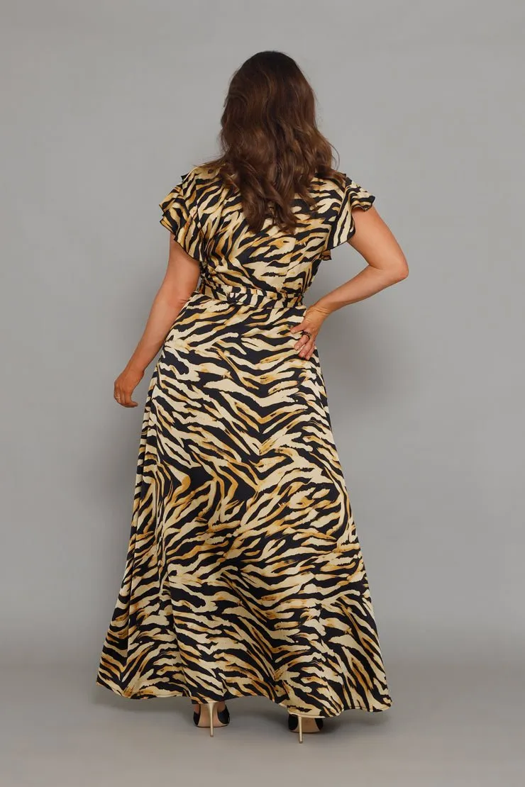 Birkin Tiger Maxi Dress sold by Embody Denim product image thumbnail 4