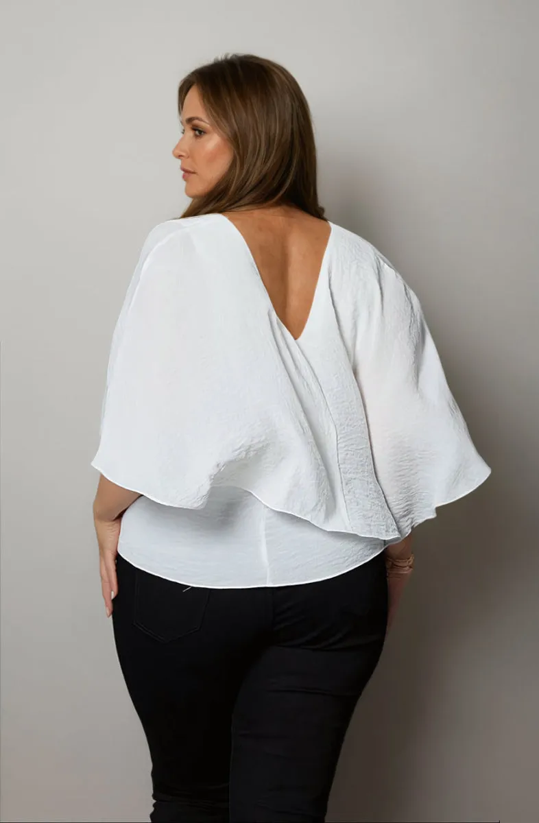 Panama Blouse White - Clearance Sale sold by Embody Denim product image thumbnail 2