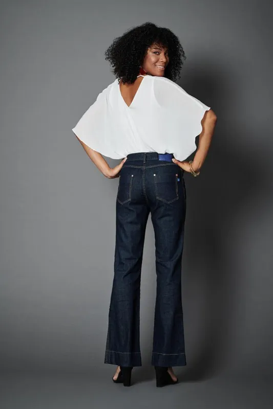 Panama Blouse White sold by Embody Denim