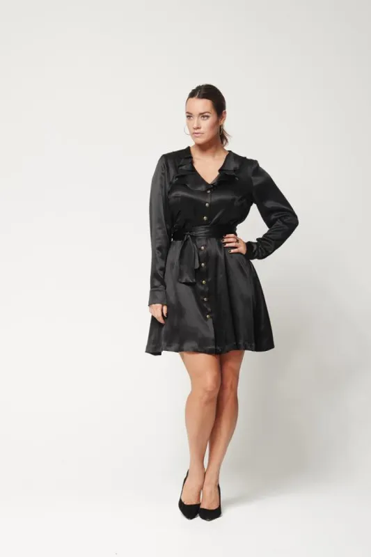 Birkin Black Short Dress sold by Embody Denim