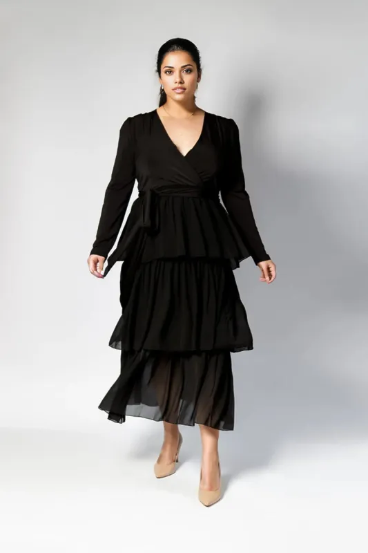 Olivia Dress Black sold by Embody Denim