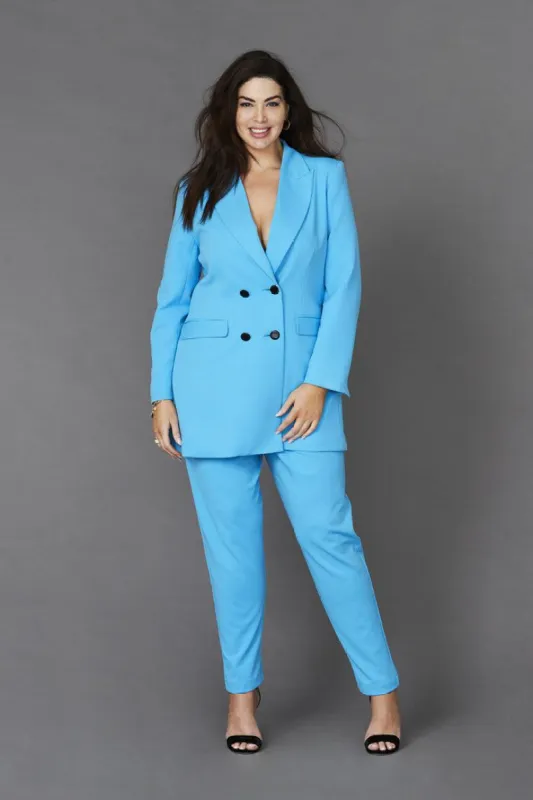 Panama Pant Scuba Blue - Clearance Sale sold by Embody Denim