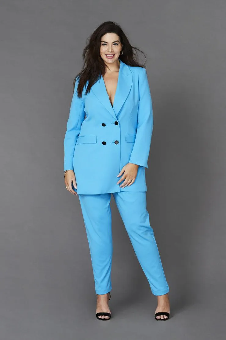 Panama Pant Scuba Blue - Clearance Sale sold by Embody Denim