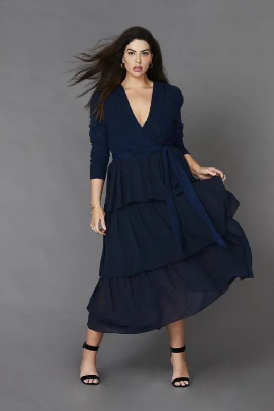Olivia Dress Midnight sold by Embody Denim