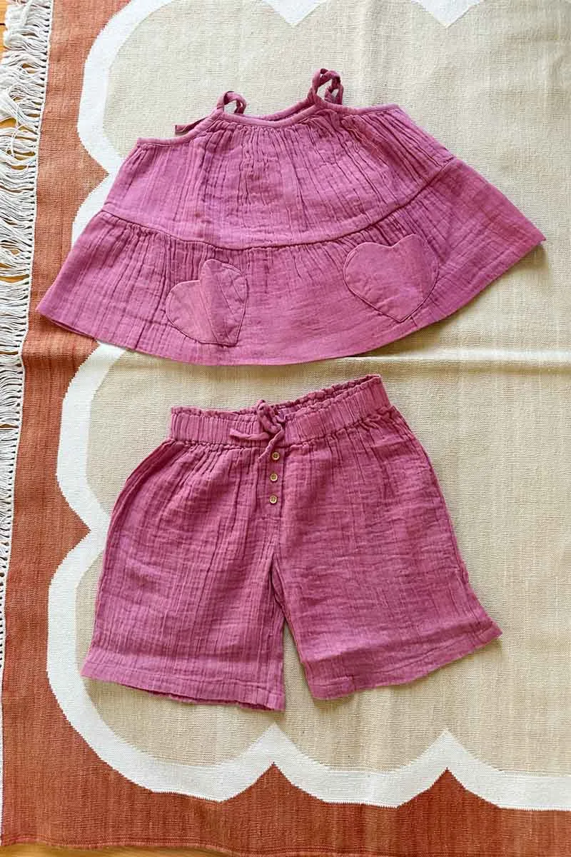 Little Fry Sunshine Top - Bon Pink Organic sold by Emerson Fry product image thumbnail 5