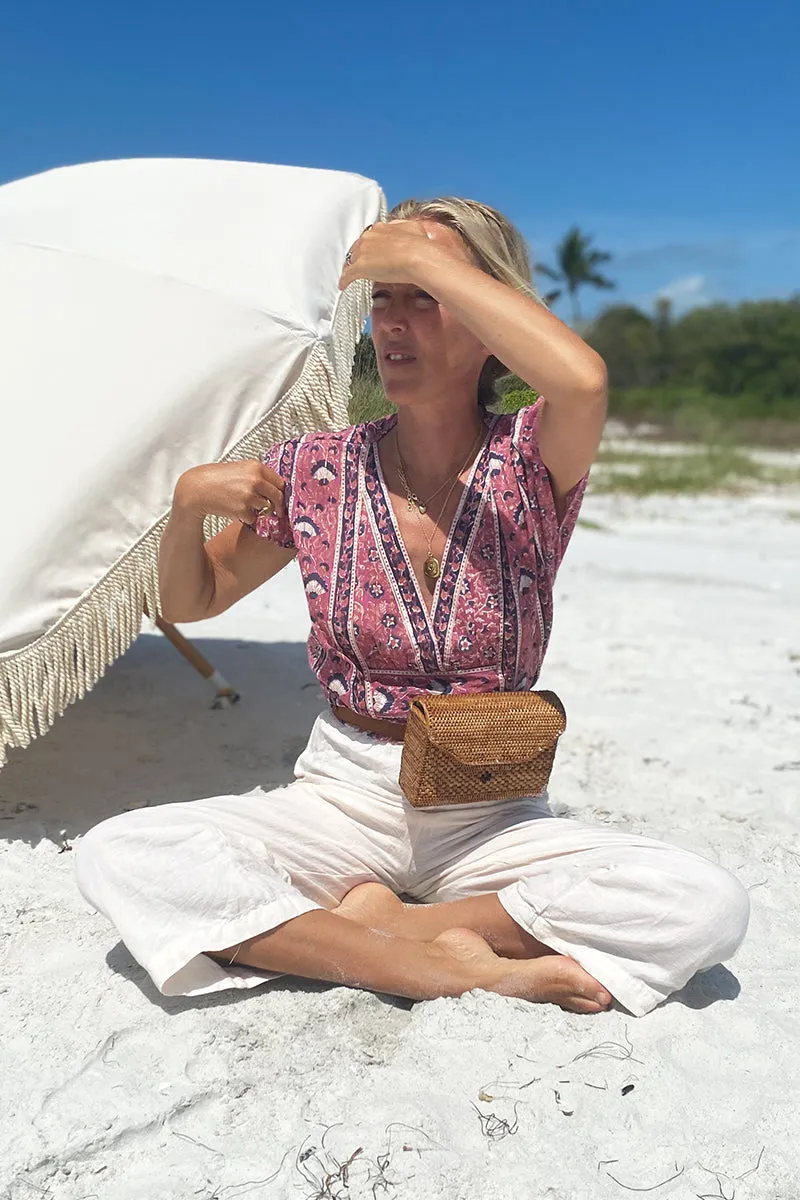 Francina Top - Rose Lurex sold by Emerson Fry product image thumbnail 4