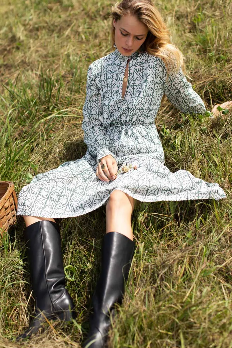 Lucybella Maxi Dress - Etoile Vine Forest Organic sold by Emerson Fry product image thumbnail 5