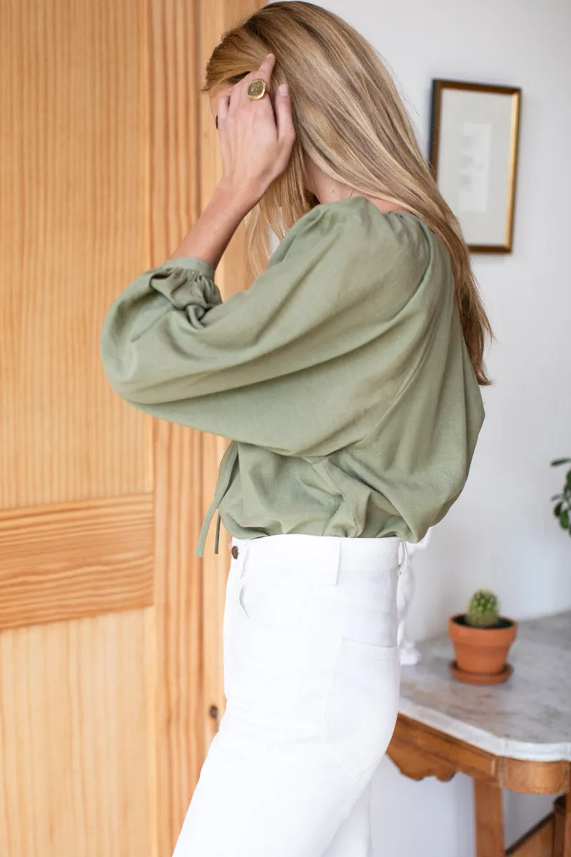Lucy Blouse - Fern Green sold by Emerson Fry product image thumbnail 4