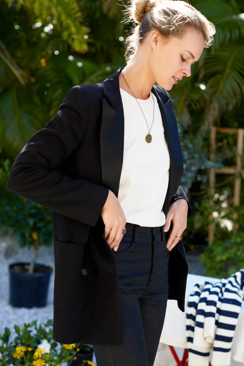 Emerson Tux Jacket - Black Linen sold by Emerson Fry product image thumbnail 4