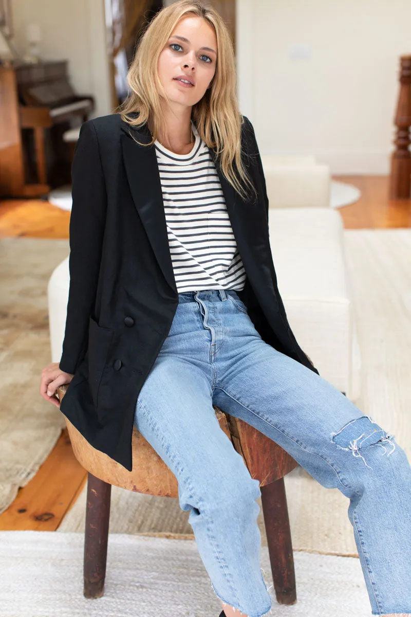 Emerson Tux Jacket - Black Linen sold by Emerson Fry product image thumbnail 5