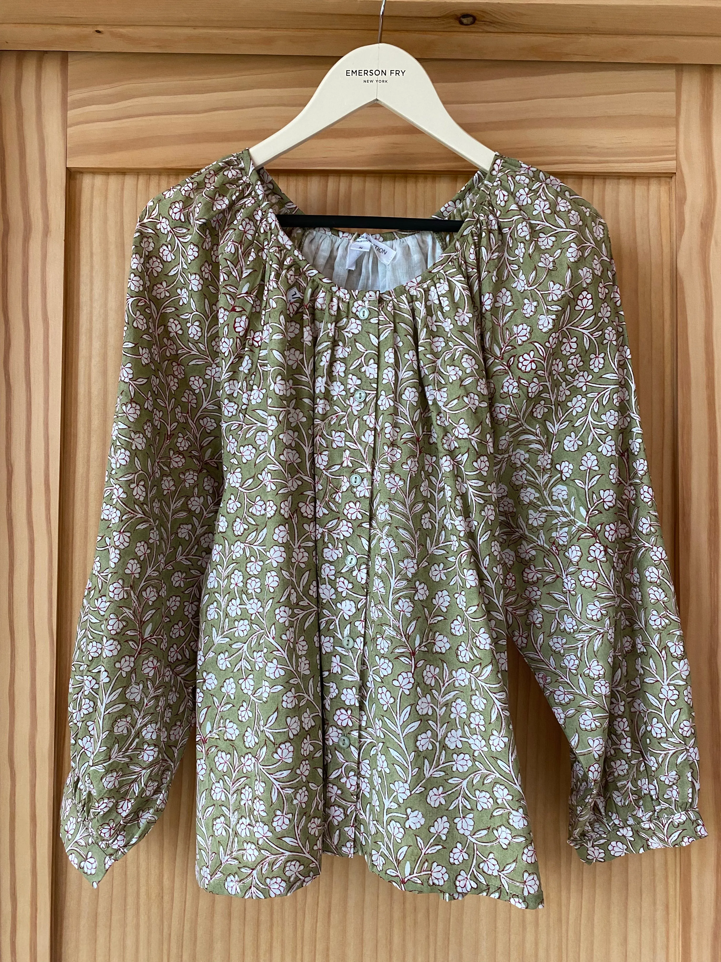 Frances Blouse - Garden Green Organic sold by Emerson Fry product image thumbnail 2