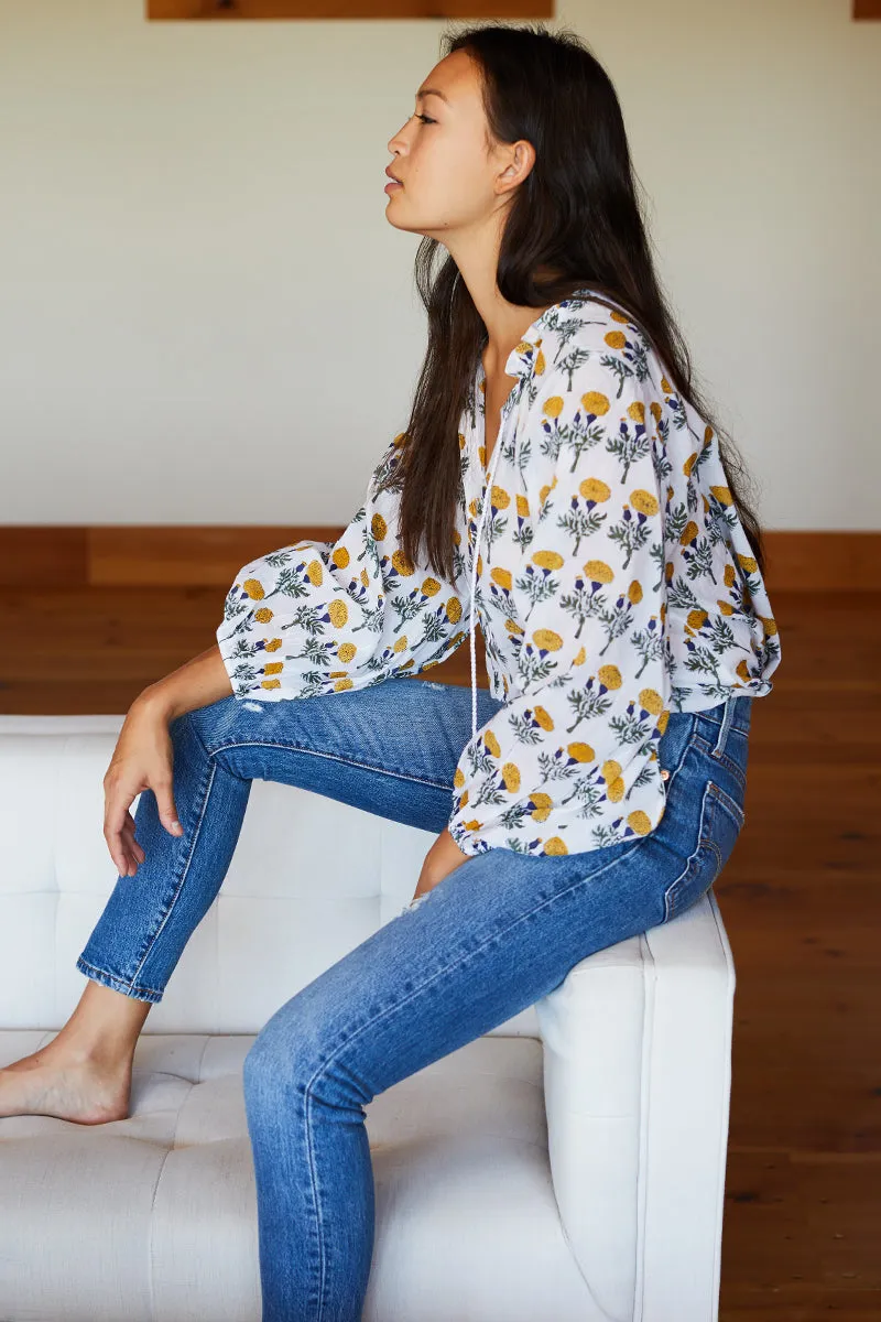 Bardot Top - Marigolds sold by Emerson Fry
