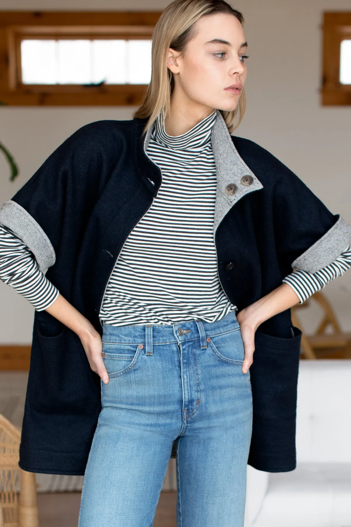 Reversible Topper - Black + Grey sold by Emerson Fry product image thumbnail 3