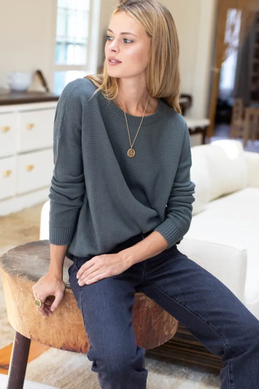 Carolyn Sweater - Slate Organic sold by Emerson Fry