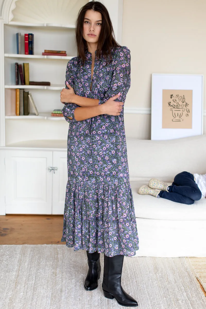 Frances Dress 3 - Midnight Wildflower Organic sold by Emerson Fry product image thumbnail 4