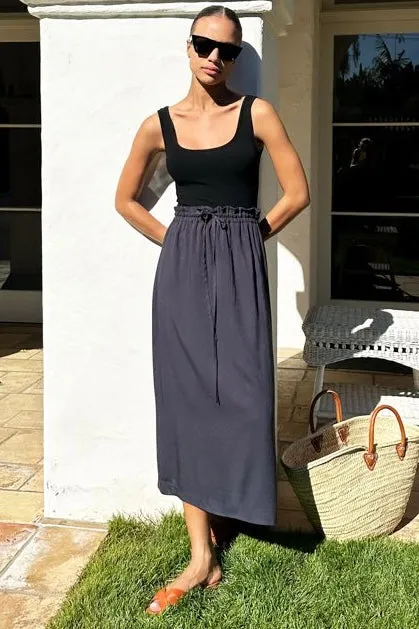 Drawstring Skirt - Midnight sold by Emerson Fry product image thumbnail 2