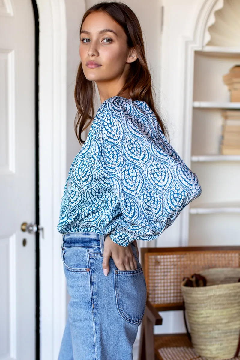 Lucy 2 Blouse - Forest Medallion sold by Emerson Fry product image thumbnail 4