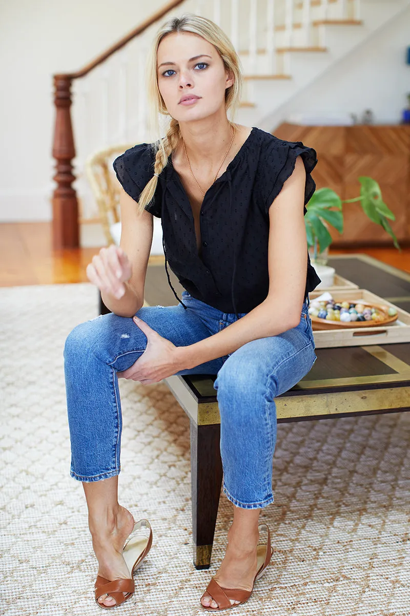 Angel Top - Black Dots Organic sold by Emerson Fry product image thumbnail 3