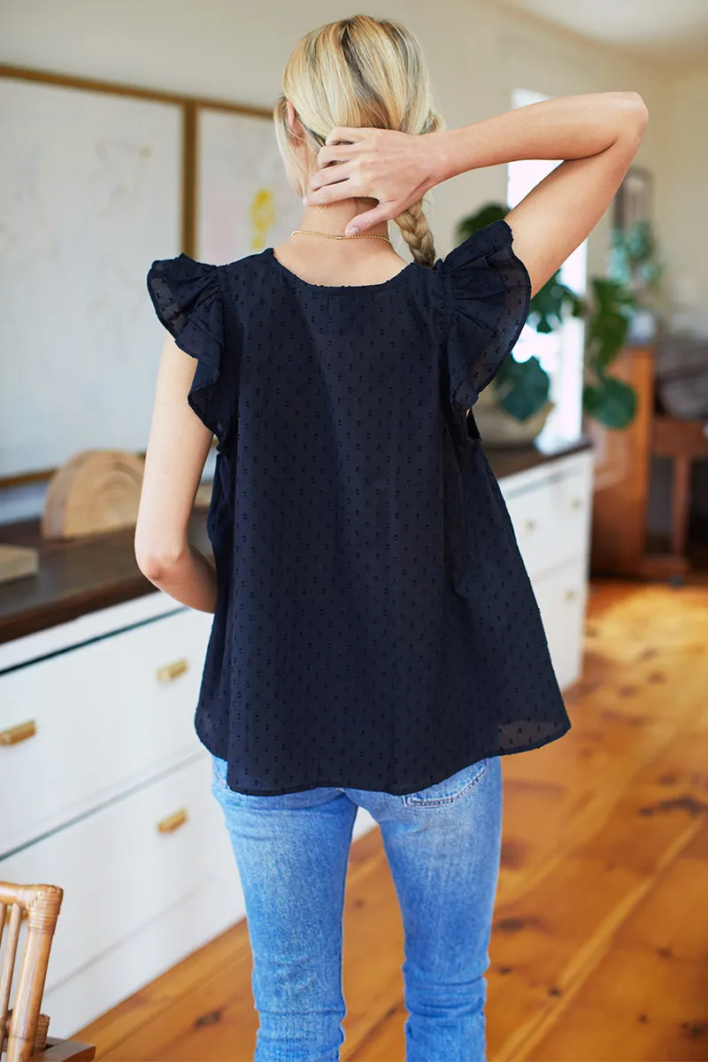 Angel Top - Black Dots Organic sold by Emerson Fry product image thumbnail 5