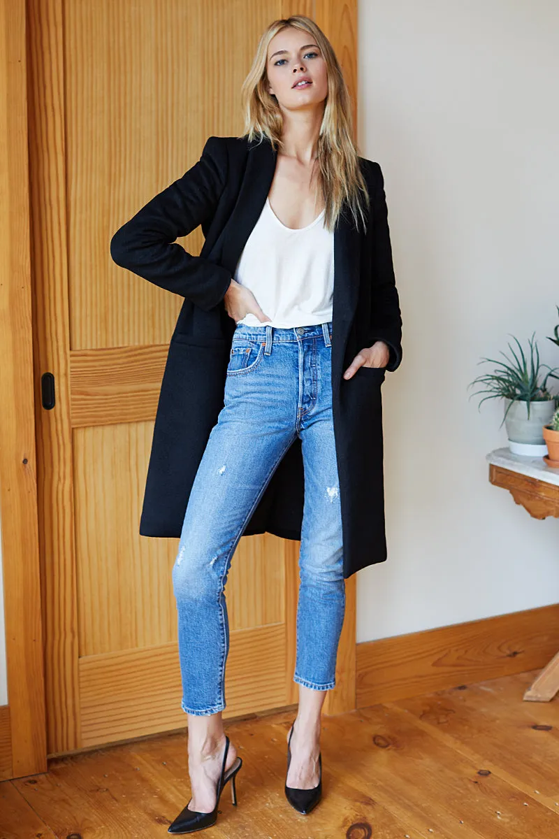 Tailored Coat - Black Cashmere sold by Emerson Fry product image thumbnail 4