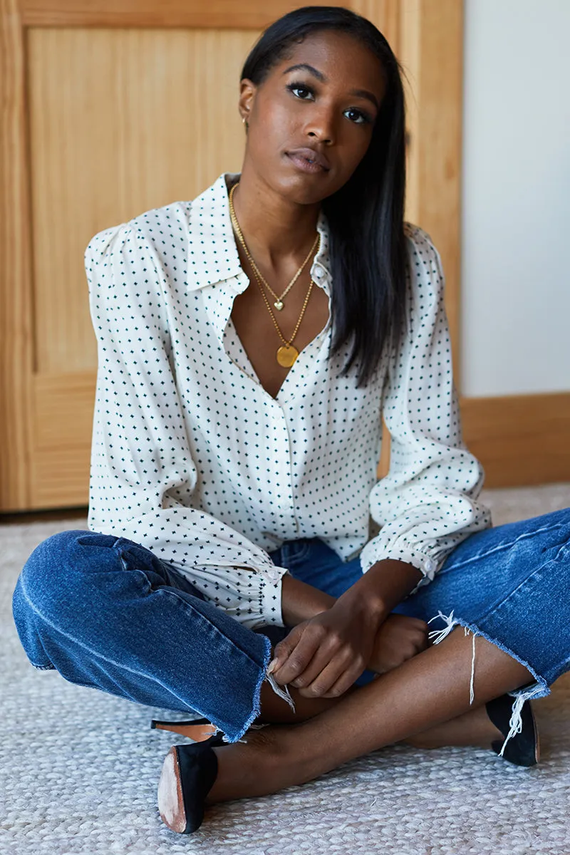 Frankie Blouse - 30's Print Silk sold by Emerson Fry product image thumbnail 4