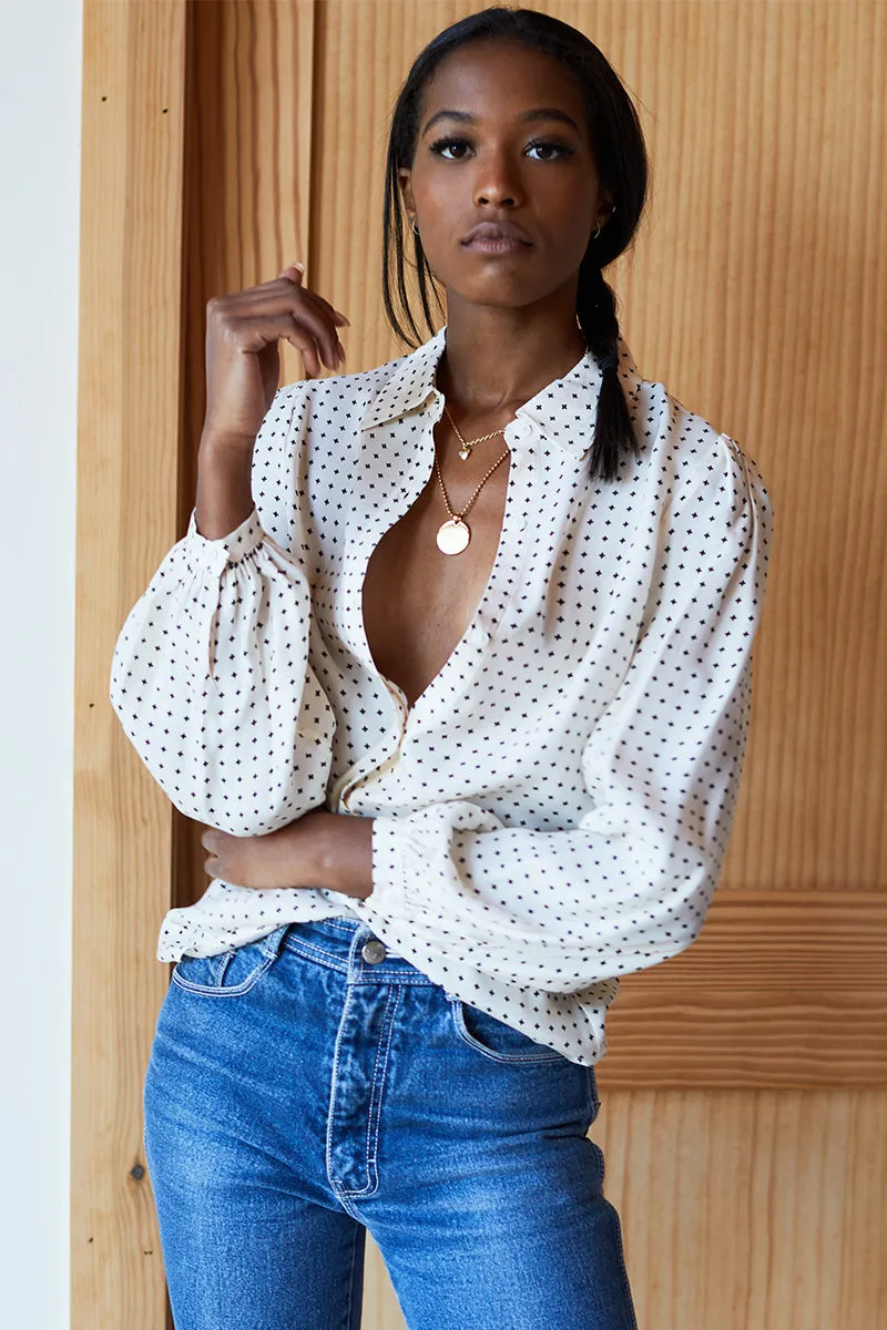 Frankie Blouse - 30's Print Silk sold by Emerson Fry product image thumbnail 5